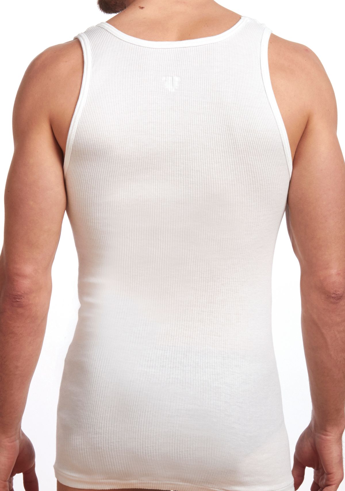 Big & Tall Premium 100% Cotton Athletic Tank Undershirt - 2 Pack