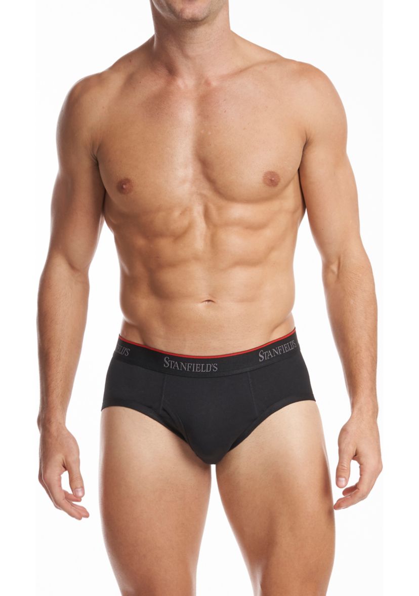 Mens Cotton Stretch Brief Underwear - 3 Pack