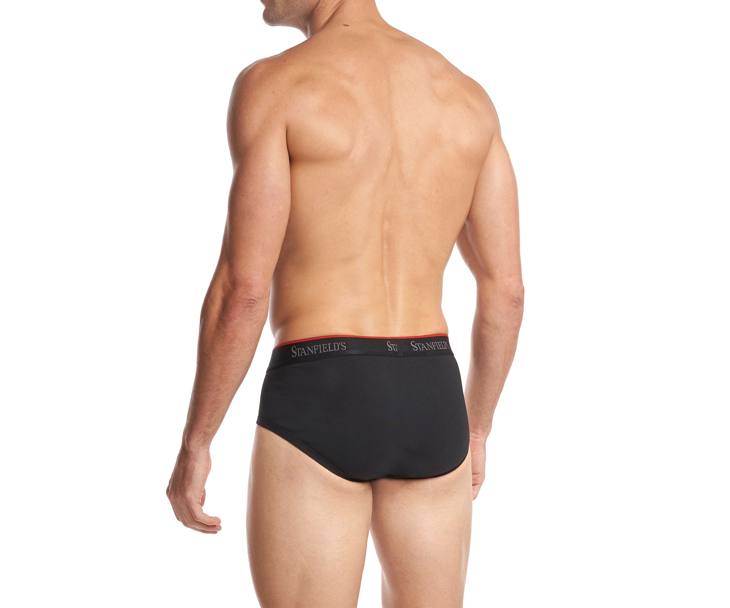 Mens Cotton Stretch Brief Underwear - 3 Pack