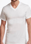 Mens Premium 100% Cotton V-Neck T-Shirt- 2 Pack