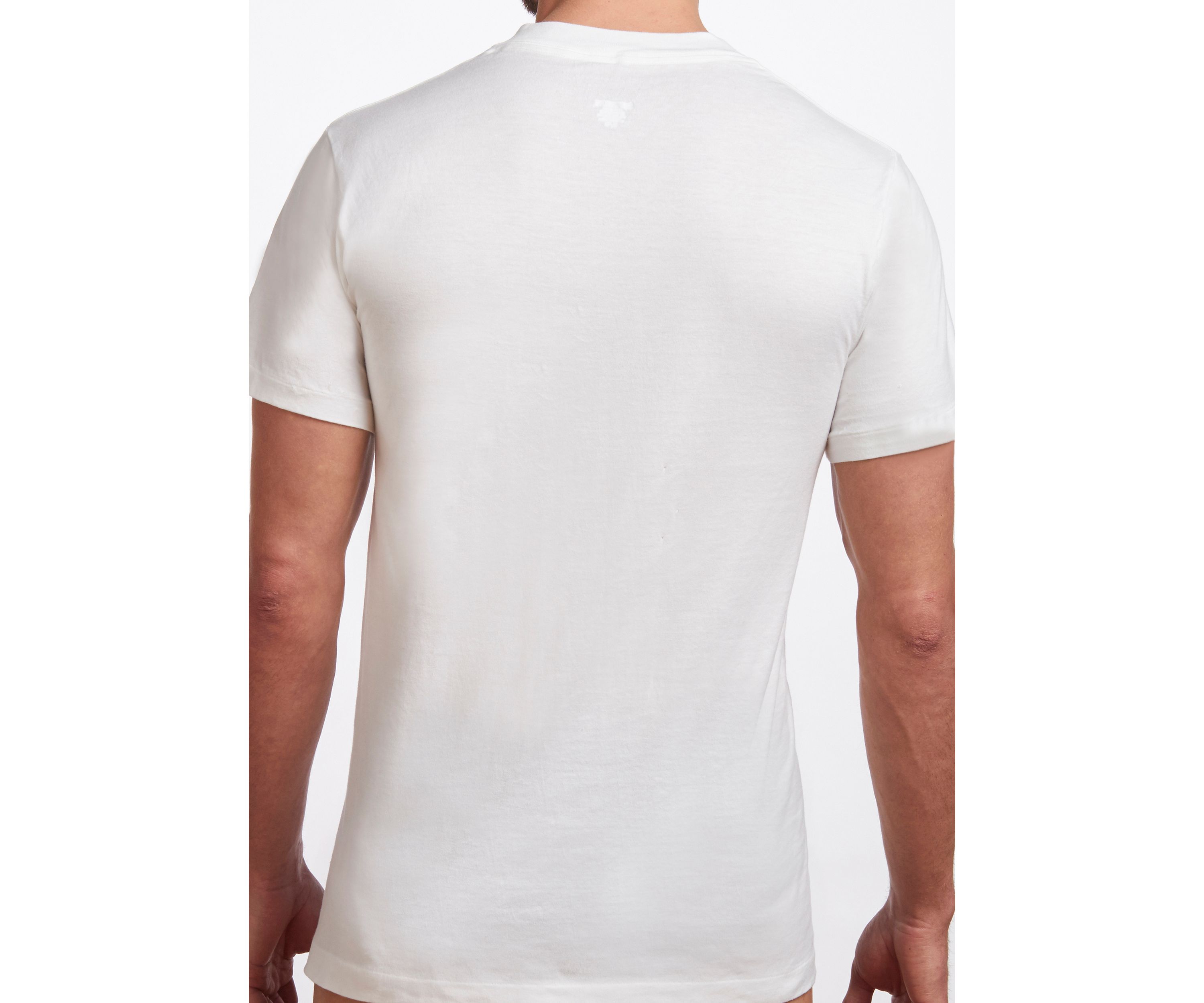 Mens Premium 100% Cotton V-Neck T-Shirt- 2 Pack