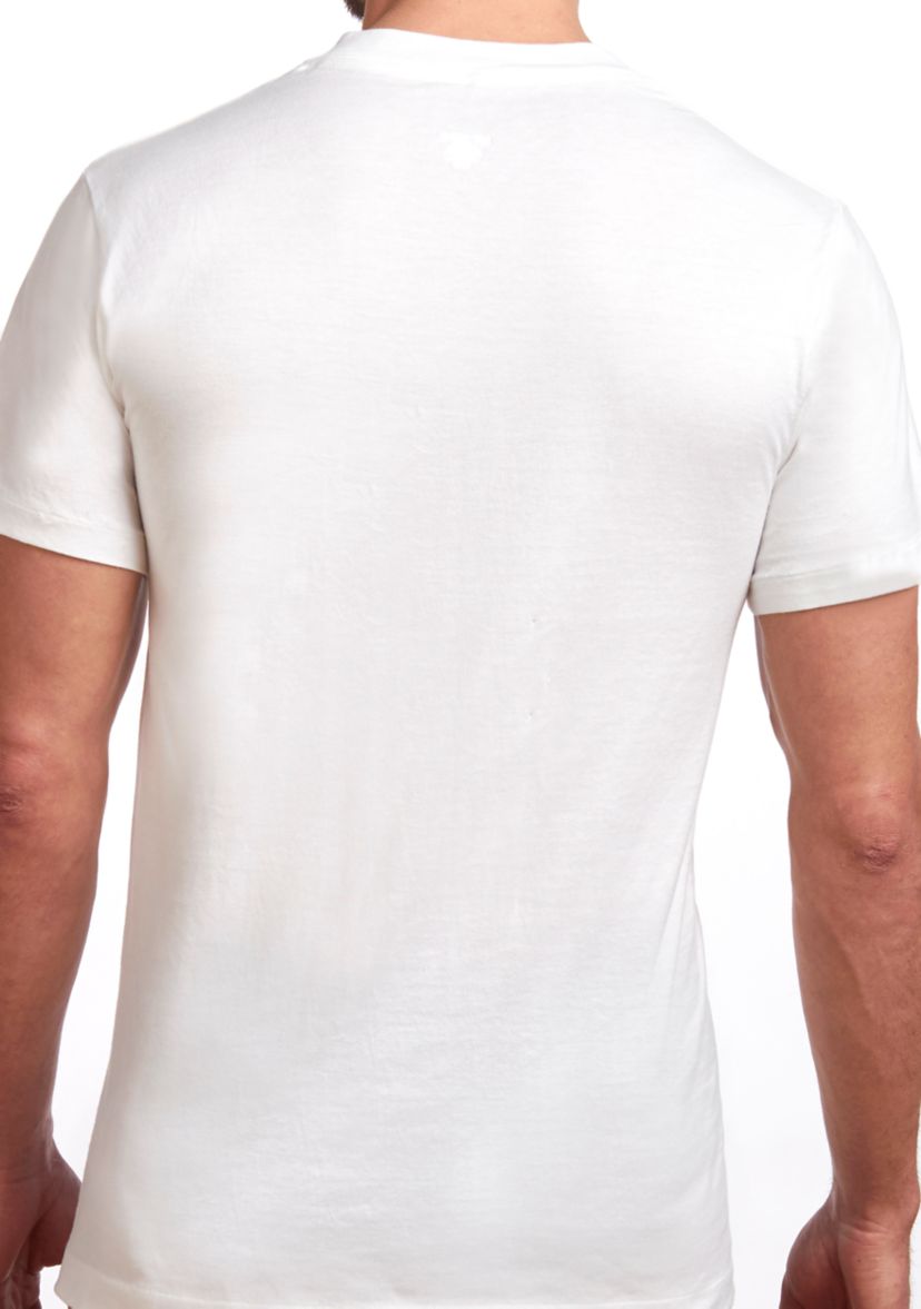 Mens Premium 100% Cotton Crew Neck T-Shirt- 2 Pack