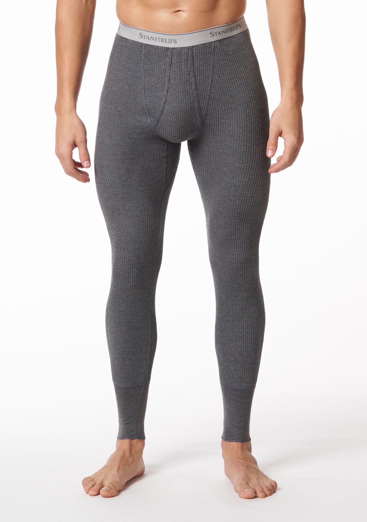 Mens Waffle Knit Thermal Long Johns