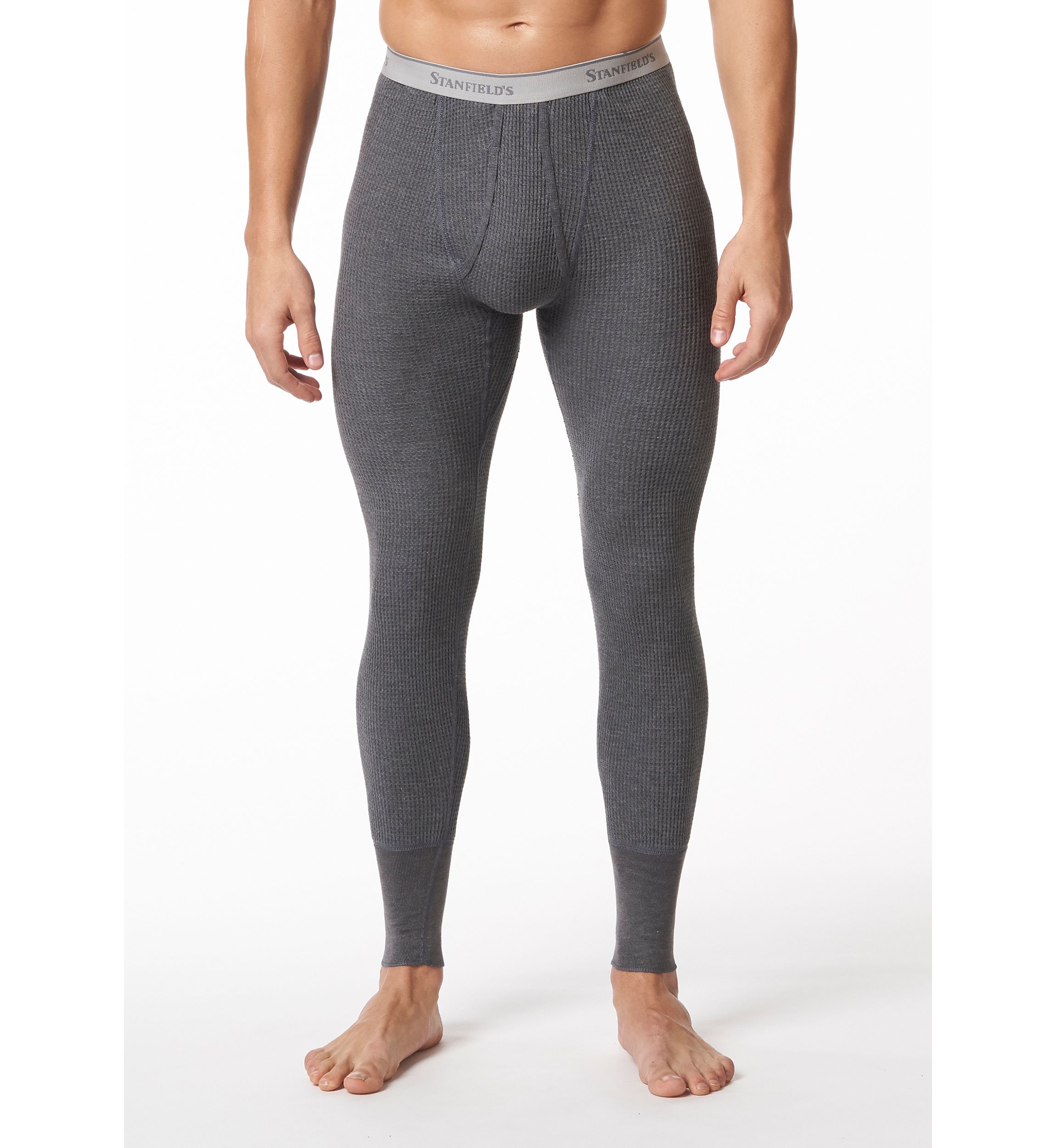 Mens Waffle Knit Thermal Long Johns