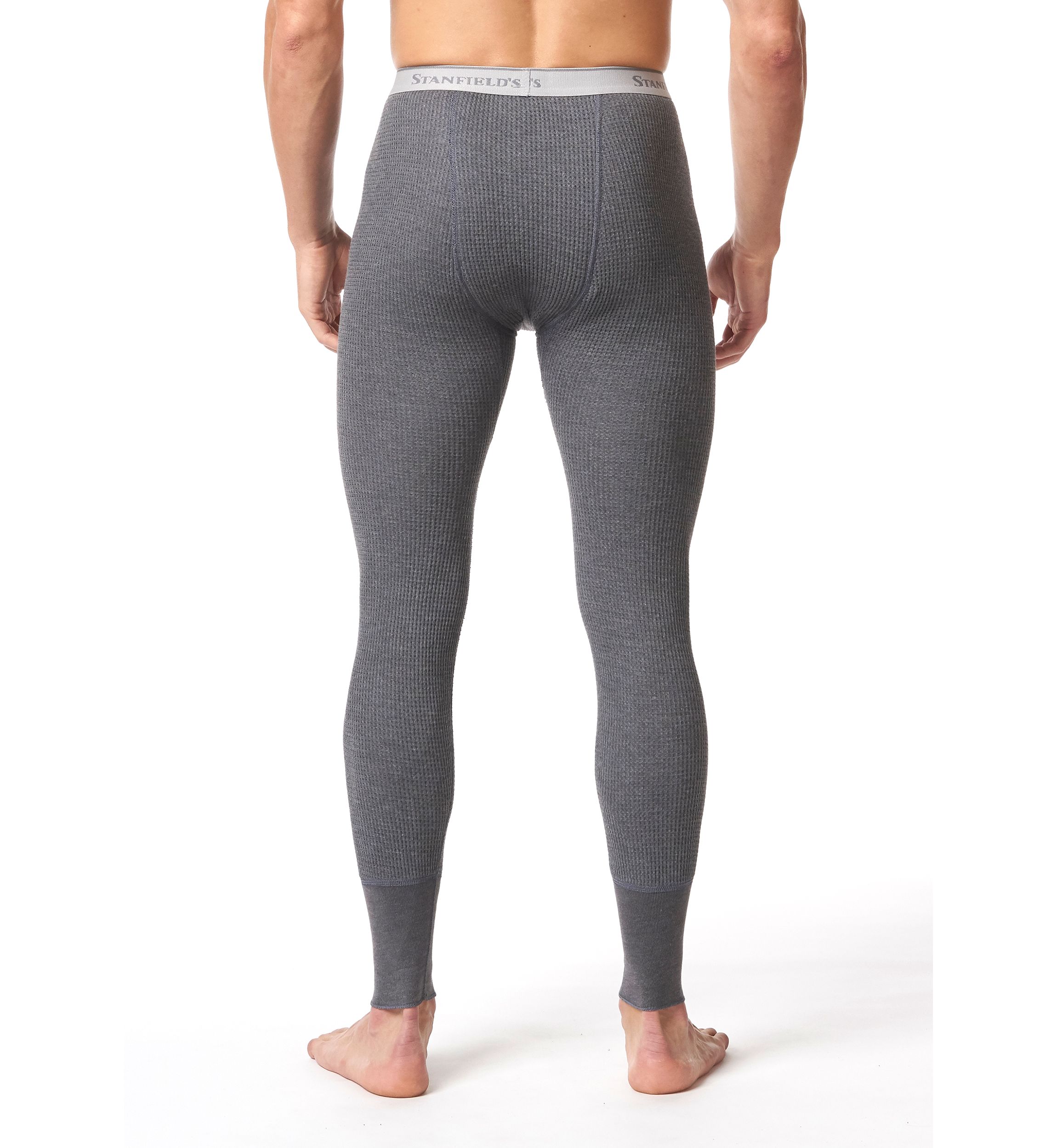 Mens Waffle Knit Thermal Long Johns