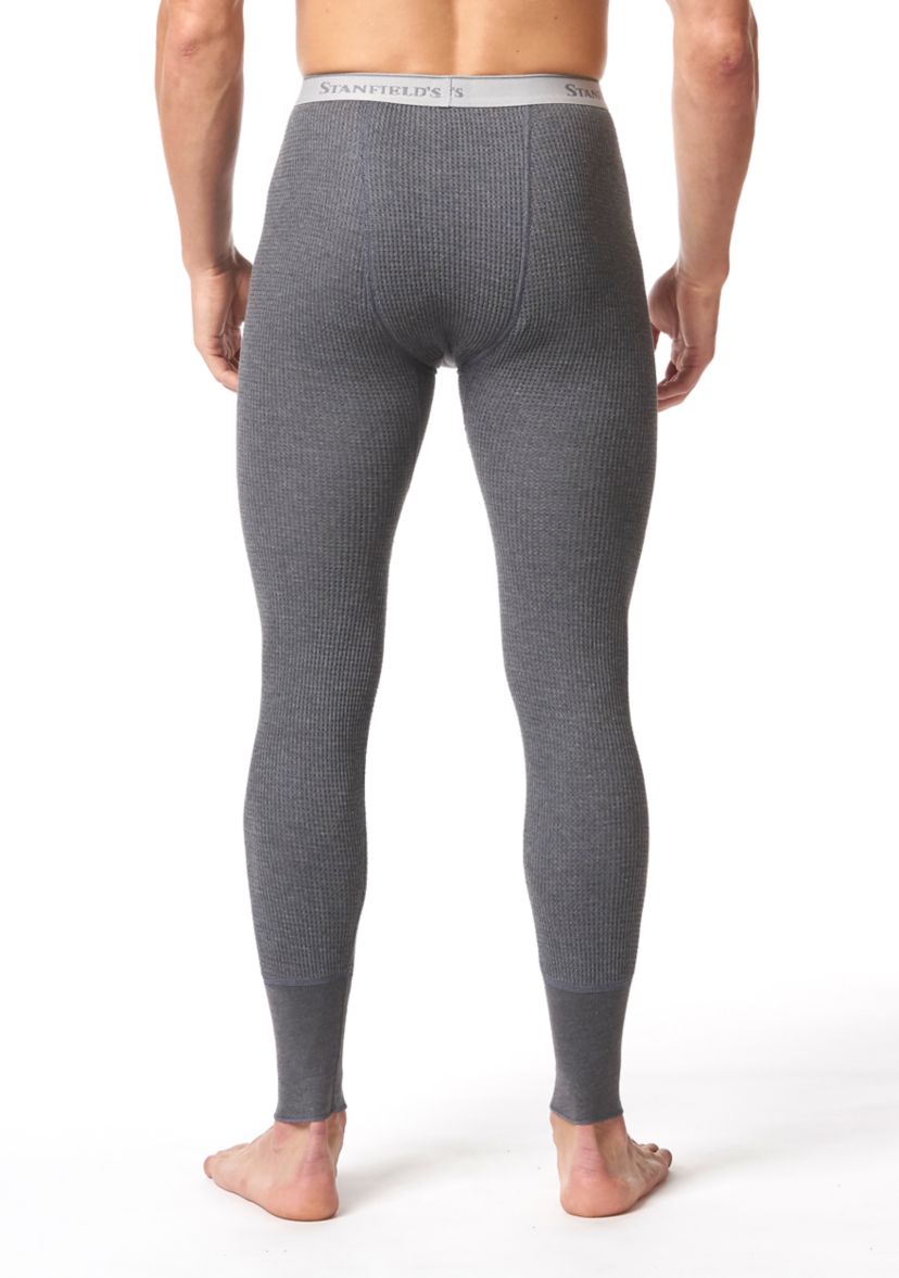 Mens Waffle Knit Thermal Long Johns