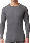 Mens Waffle Knit Thermal Long Sleeve Shirt