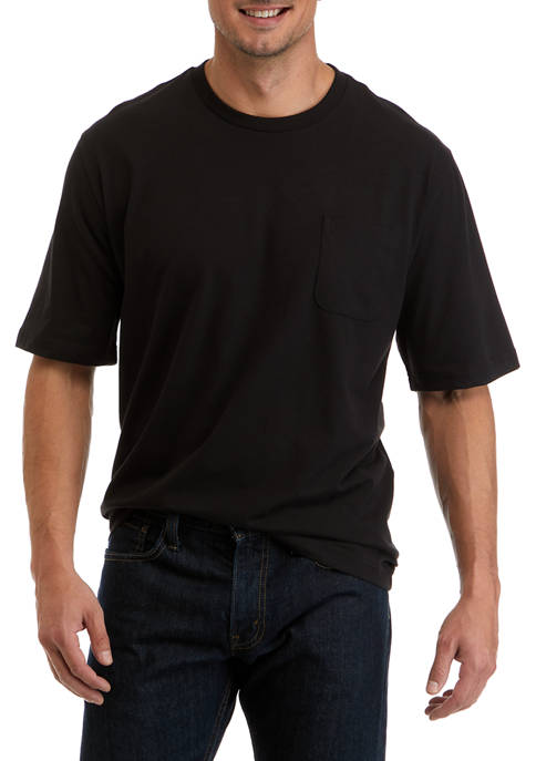 Saddlebred® Mens Jersey Pocket T-Shirt