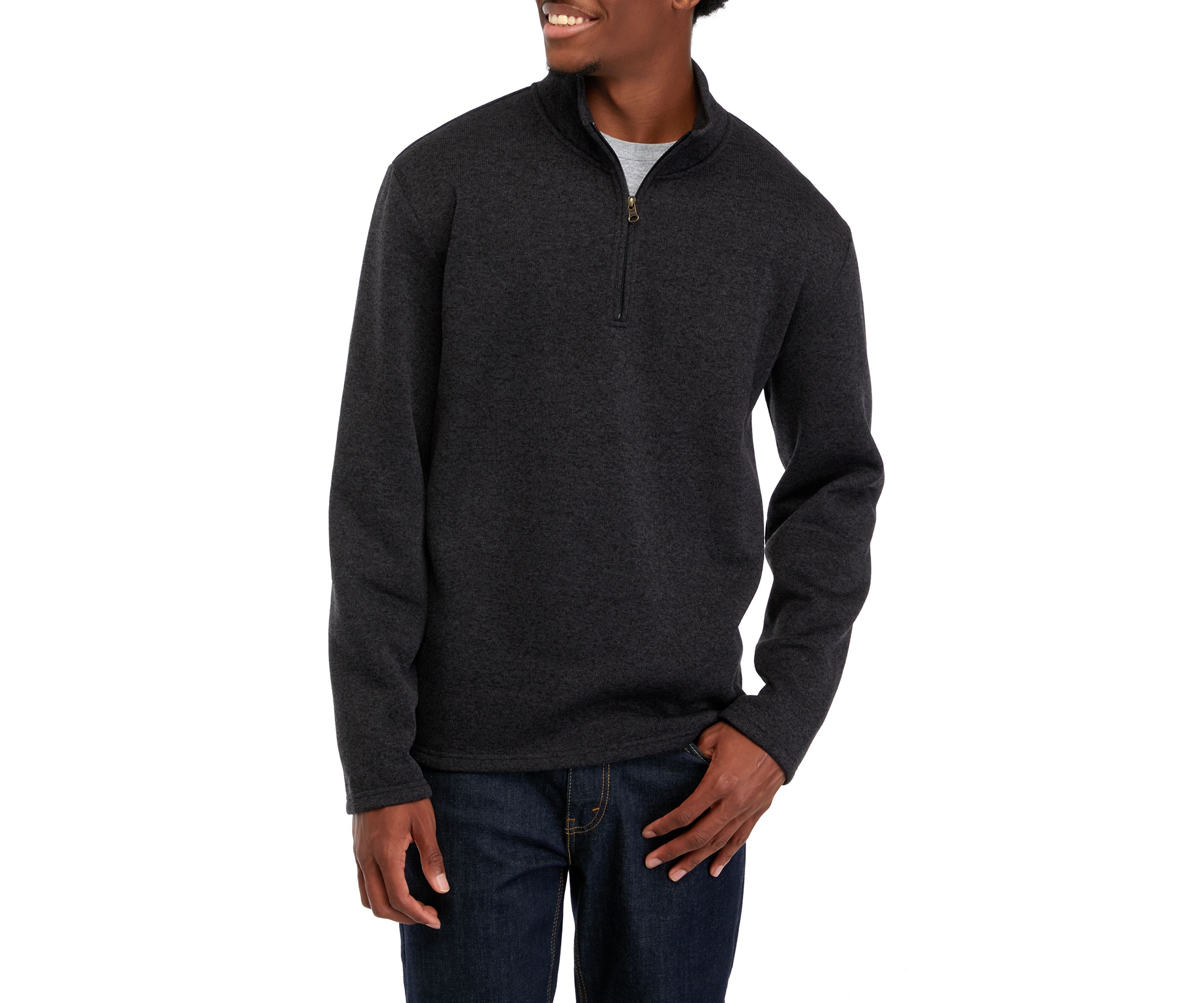 1/4 Zip Pullover Sweater
