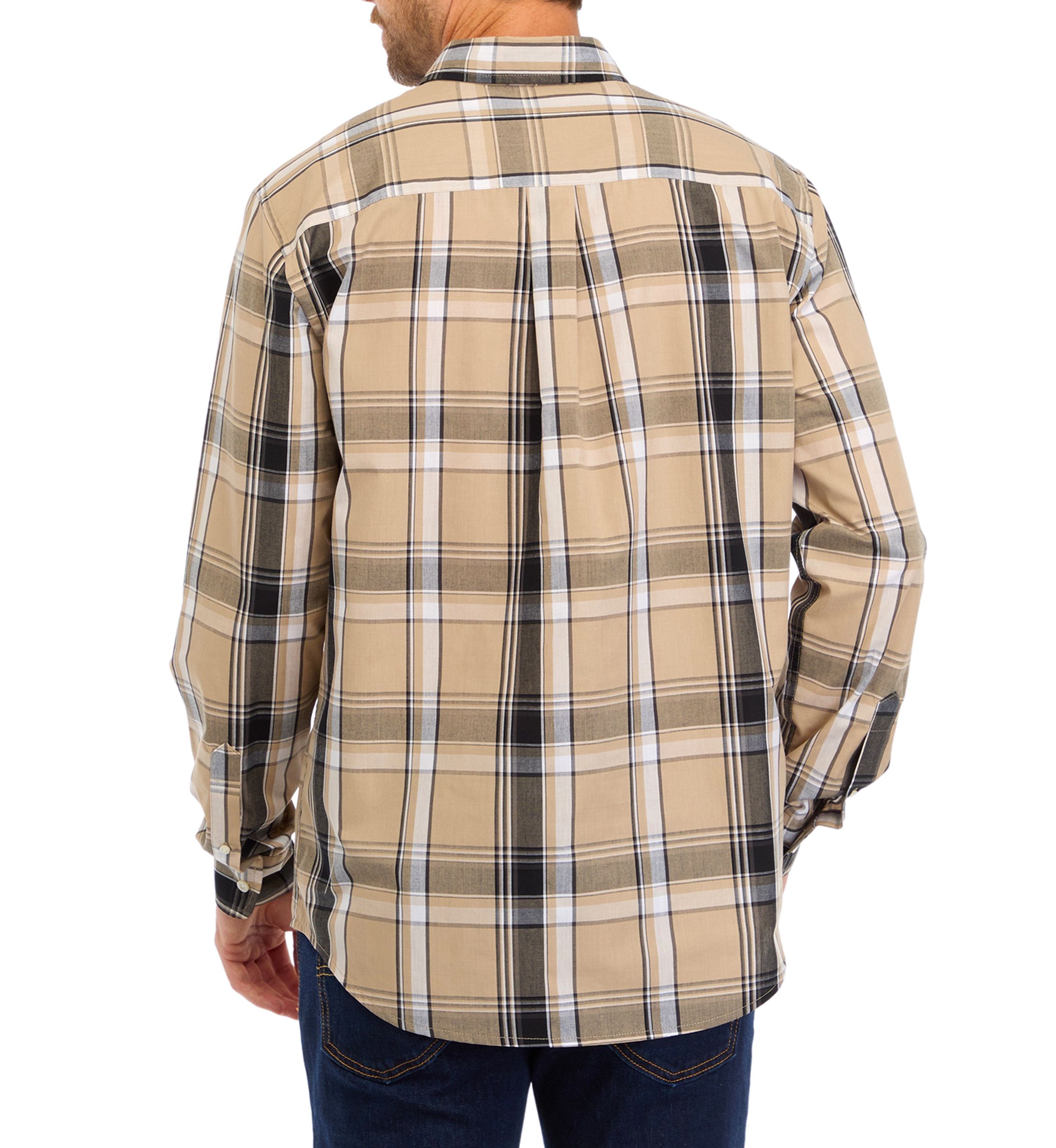 Long Sleeve Easy Care Plaid Shirt 
