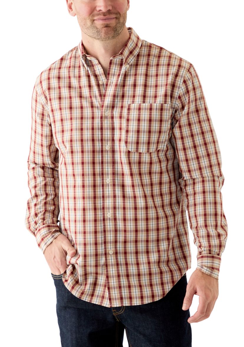 Easy Care Plaid Printed Shirt