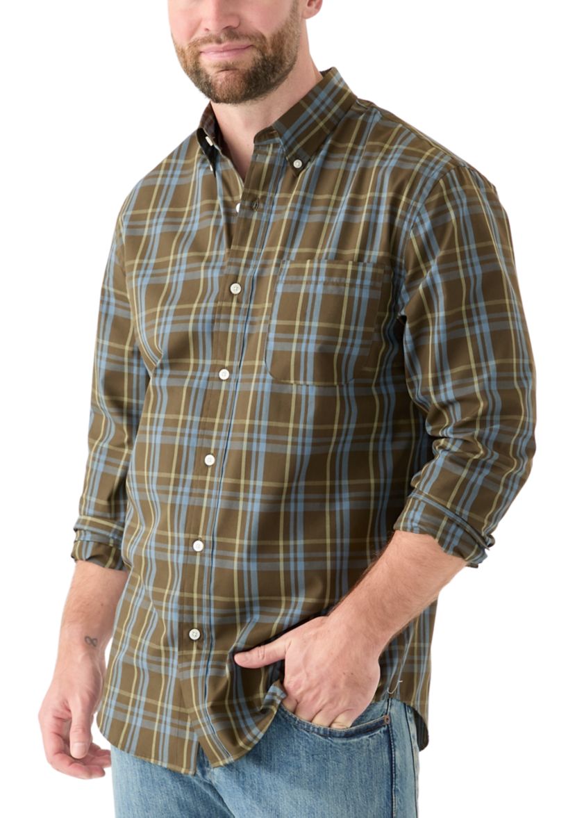 Easy Care Plaid Printed Shirt