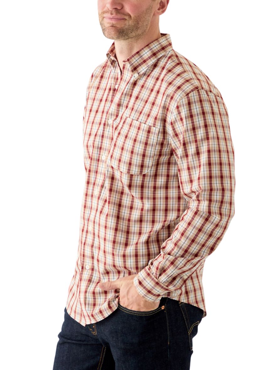 Easy Care Plaid Printed Shirt