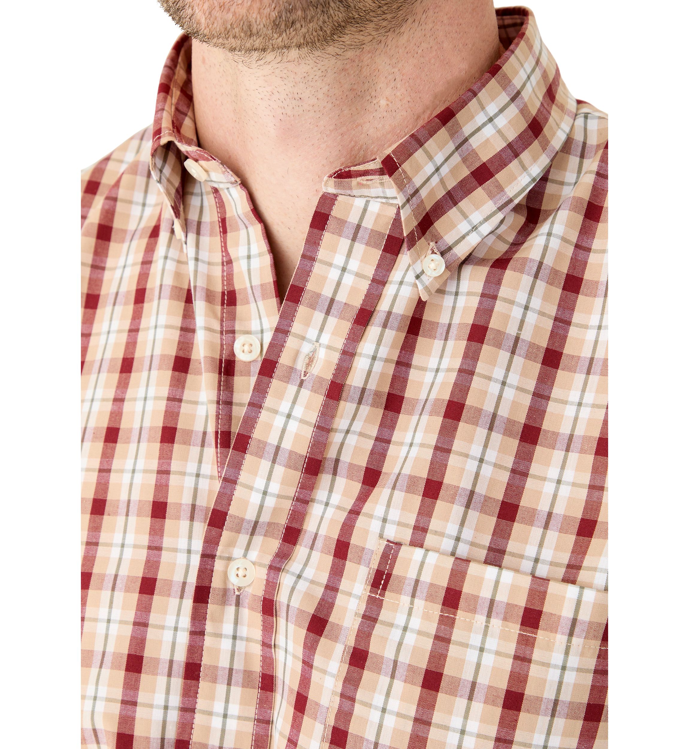 Easy Care Plaid Printed Shirt