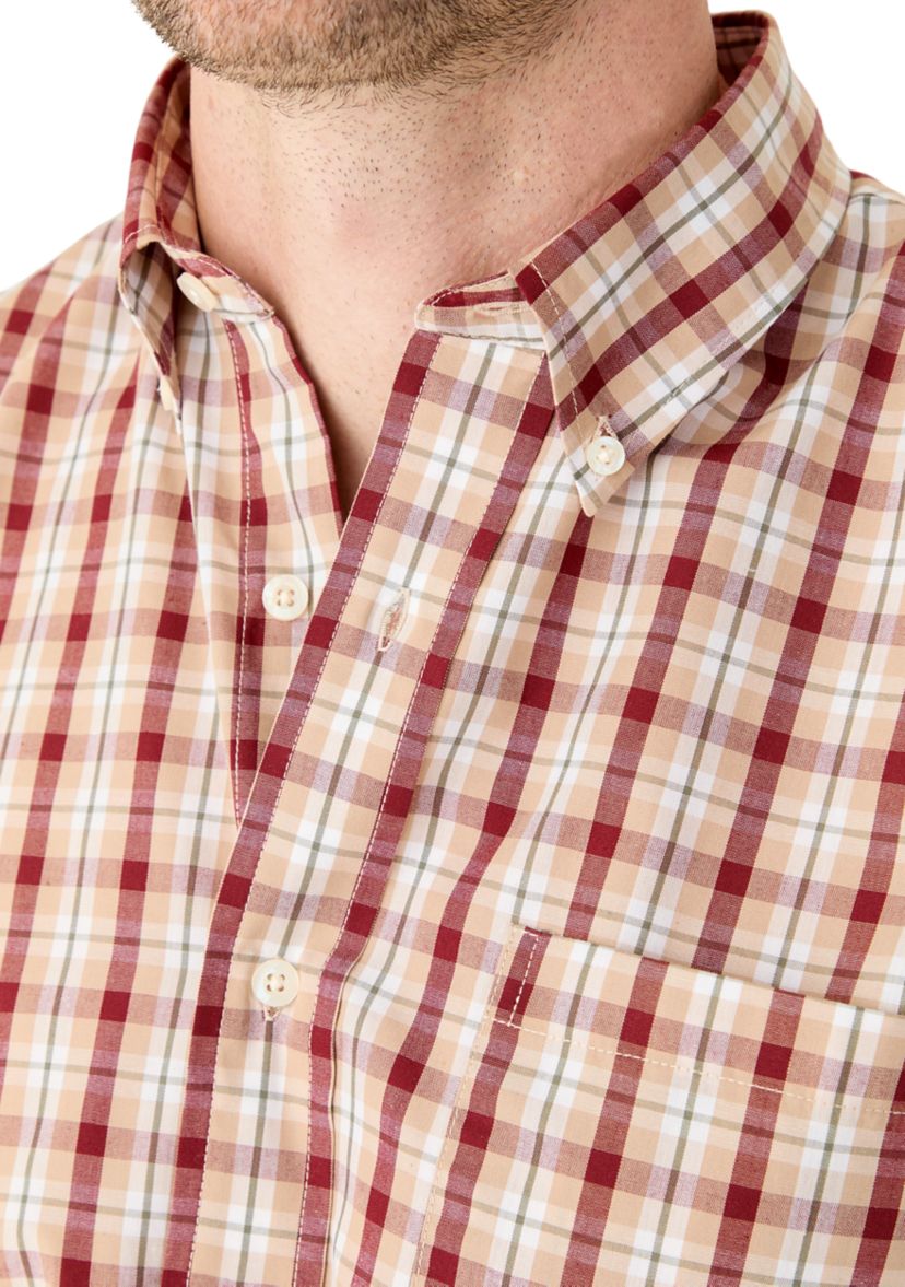 Easy Care Plaid Printed Shirt