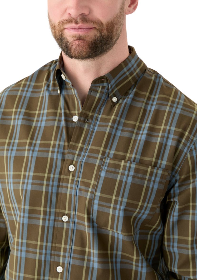 Easy Care Plaid Printed Shirt