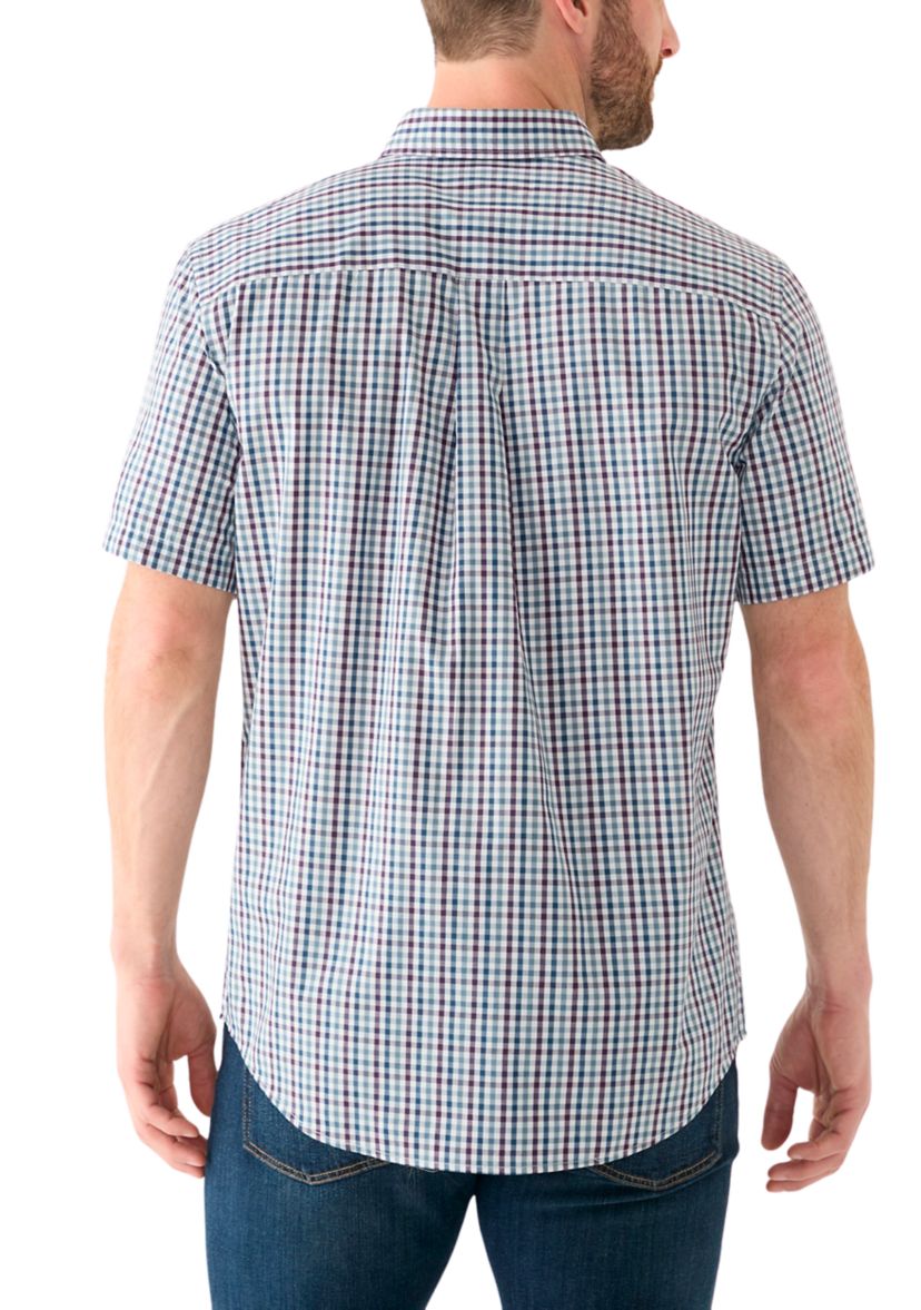 Short Sleeve Easy Care Plaid Shirt
