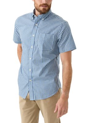 Saddlebred Men's Short Sleeve Easy Care Plaid Shirt