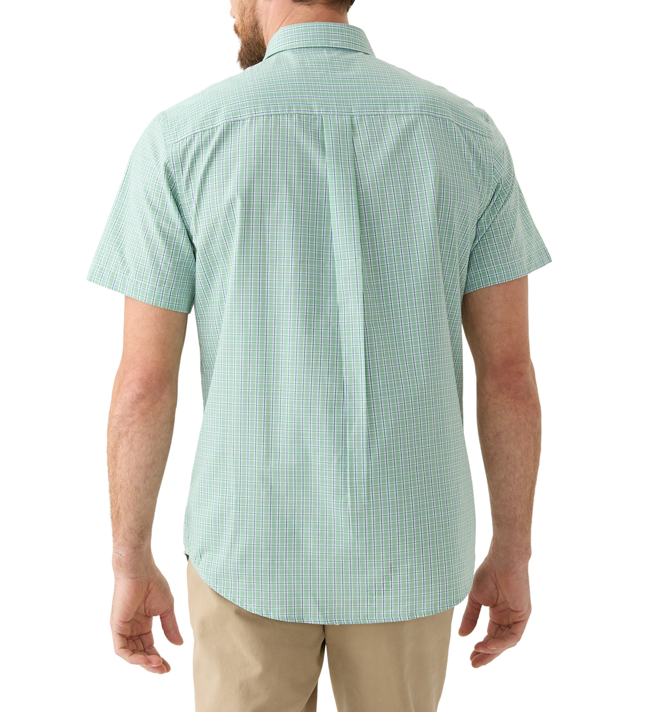 Short Sleeve Easy Care Plaid Shirt