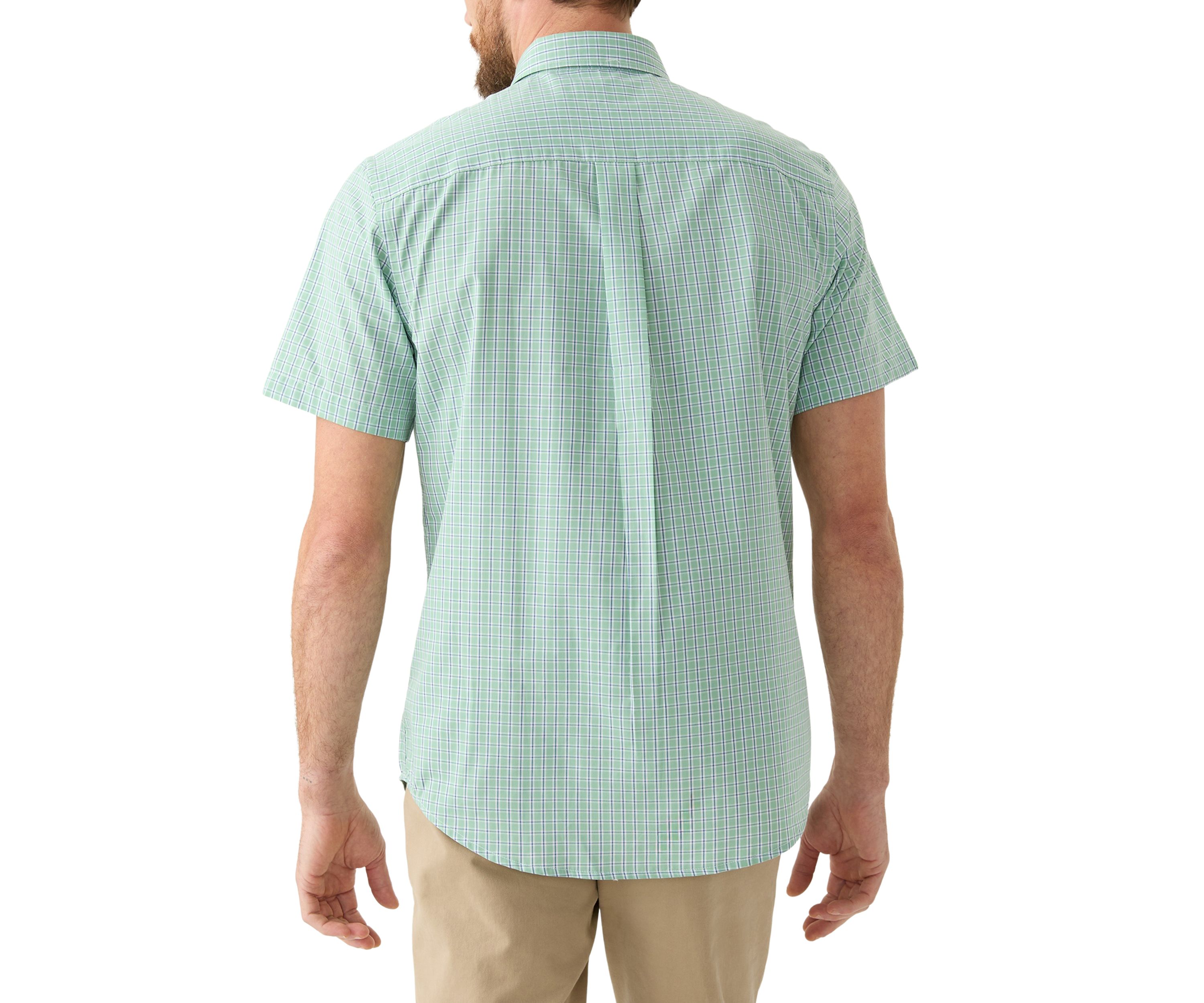 Short Sleeve Easy Care Plaid Shirt