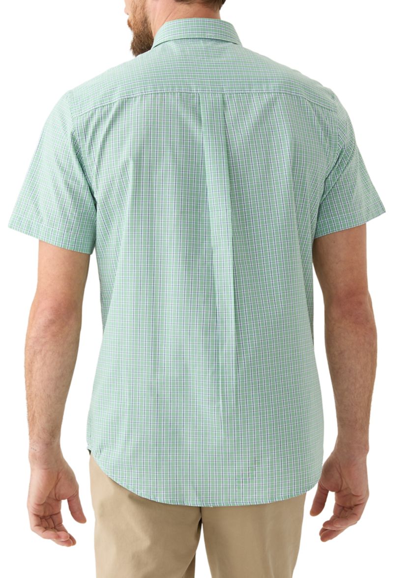 Short Sleeve Easy Care Plaid Shirt