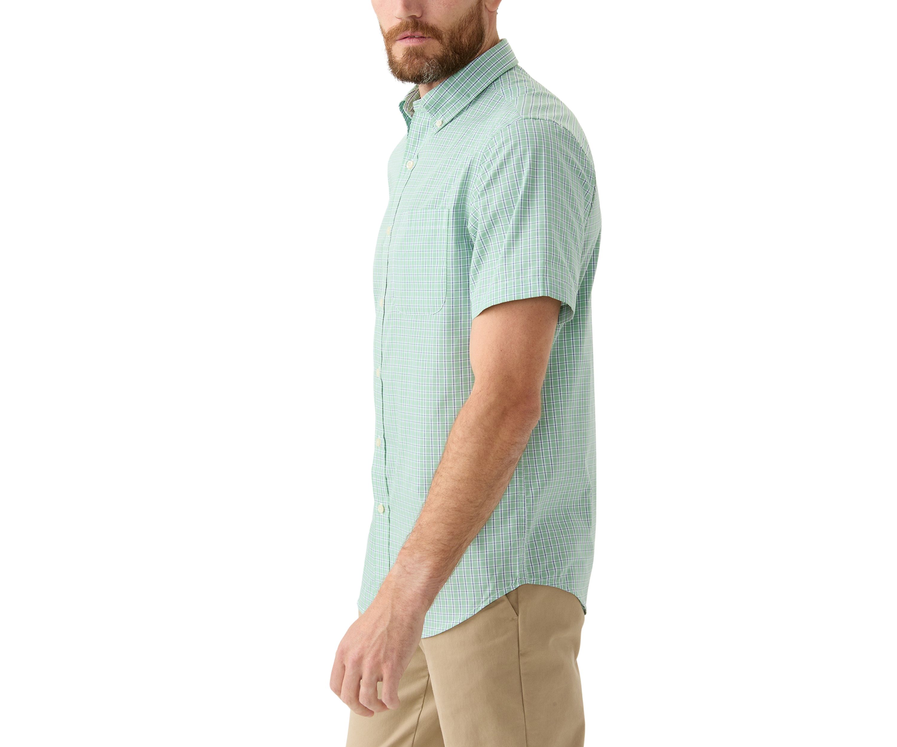 Short Sleeve Easy Care Plaid Shirt