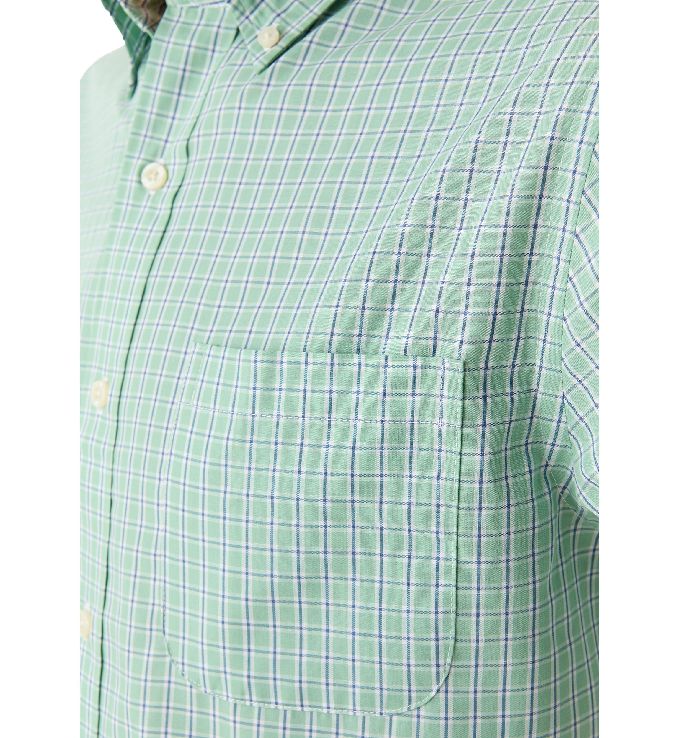 Short Sleeve Easy Care Plaid Shirt