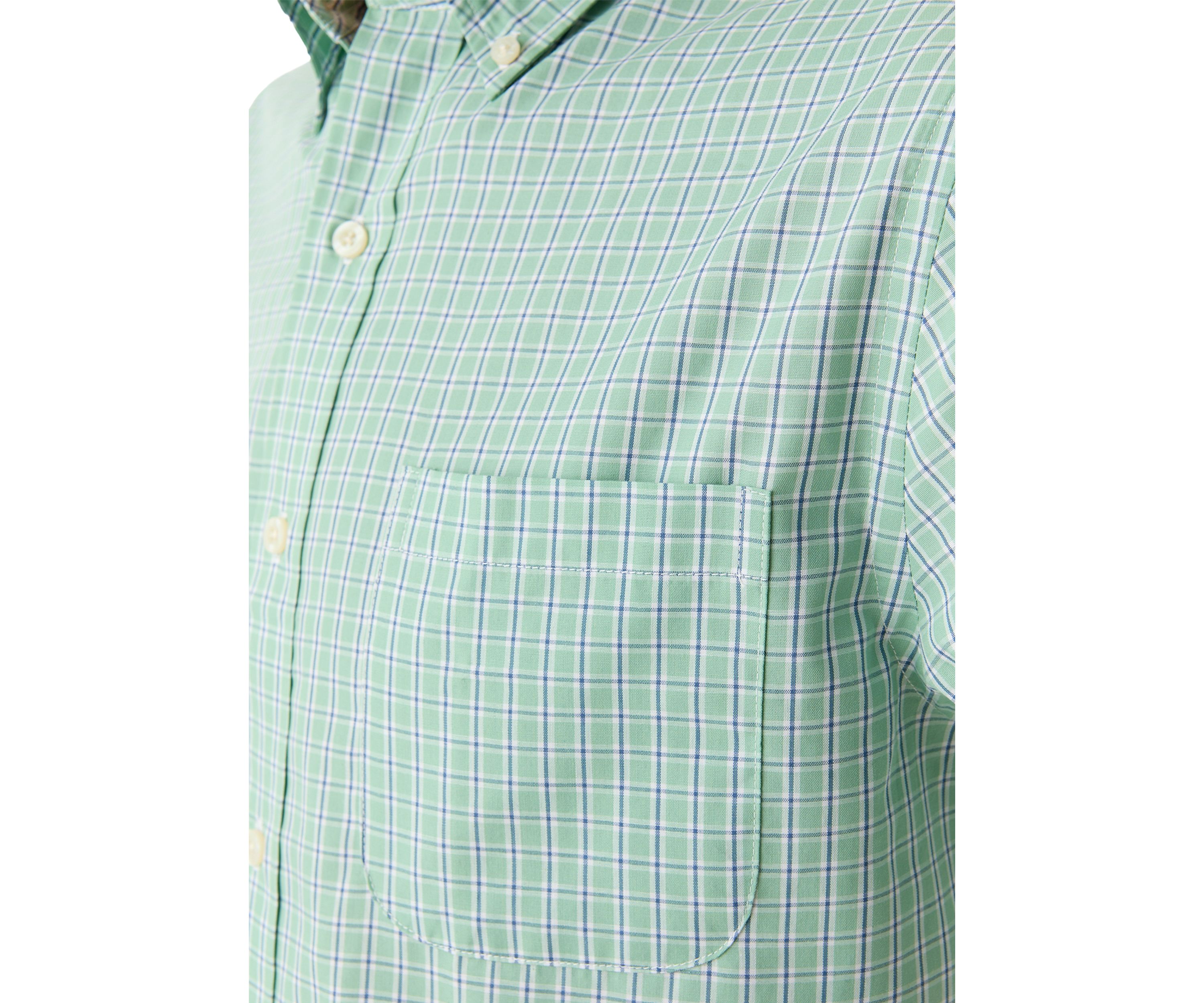 Short Sleeve Easy Care Plaid Shirt
