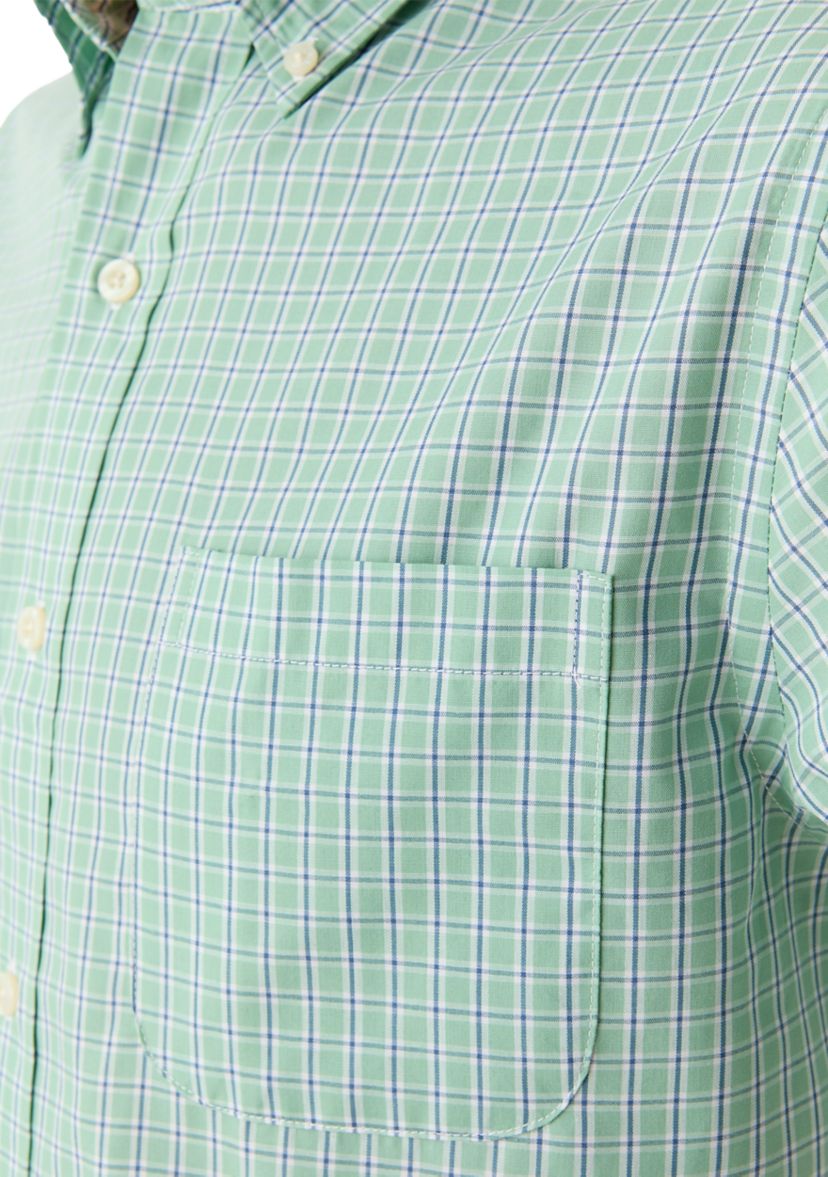 Short Sleeve Easy Care Plaid Shirt