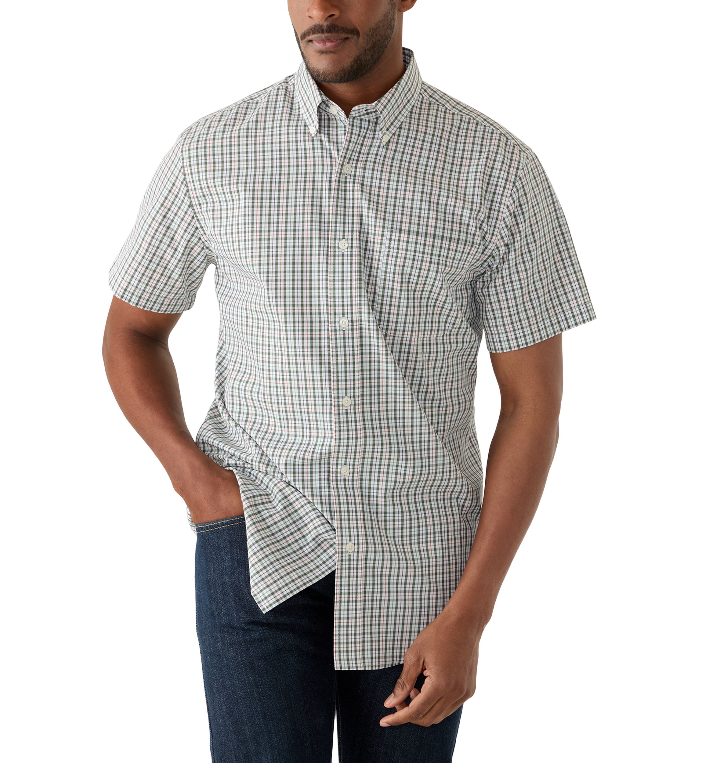 belk mens short sleeve dress shirts Men's Casual Button Downs