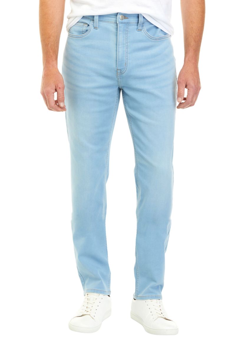 Knit Denim Slim Jeans 