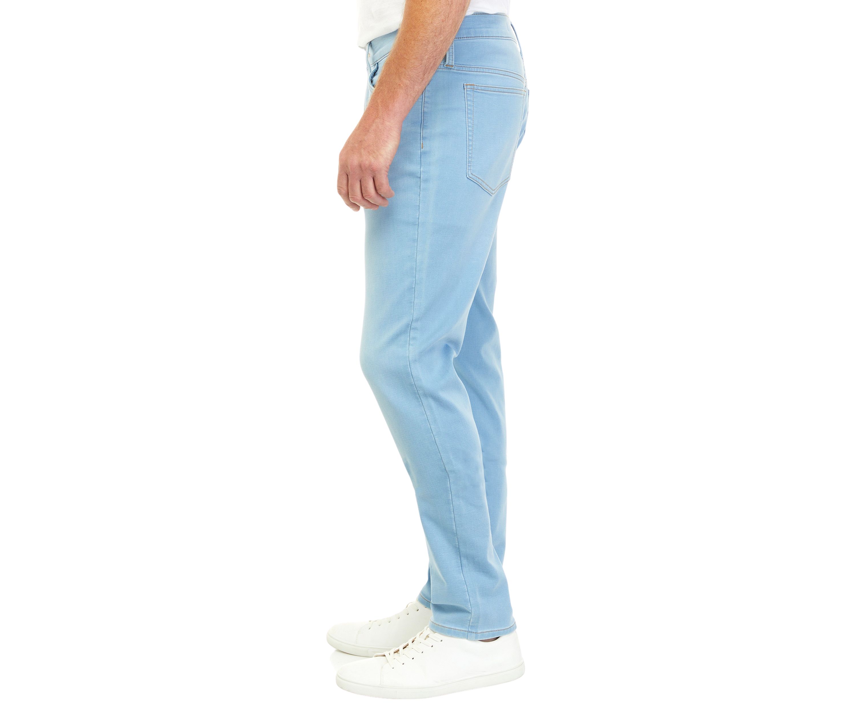 Knit Denim Slim Jeans 