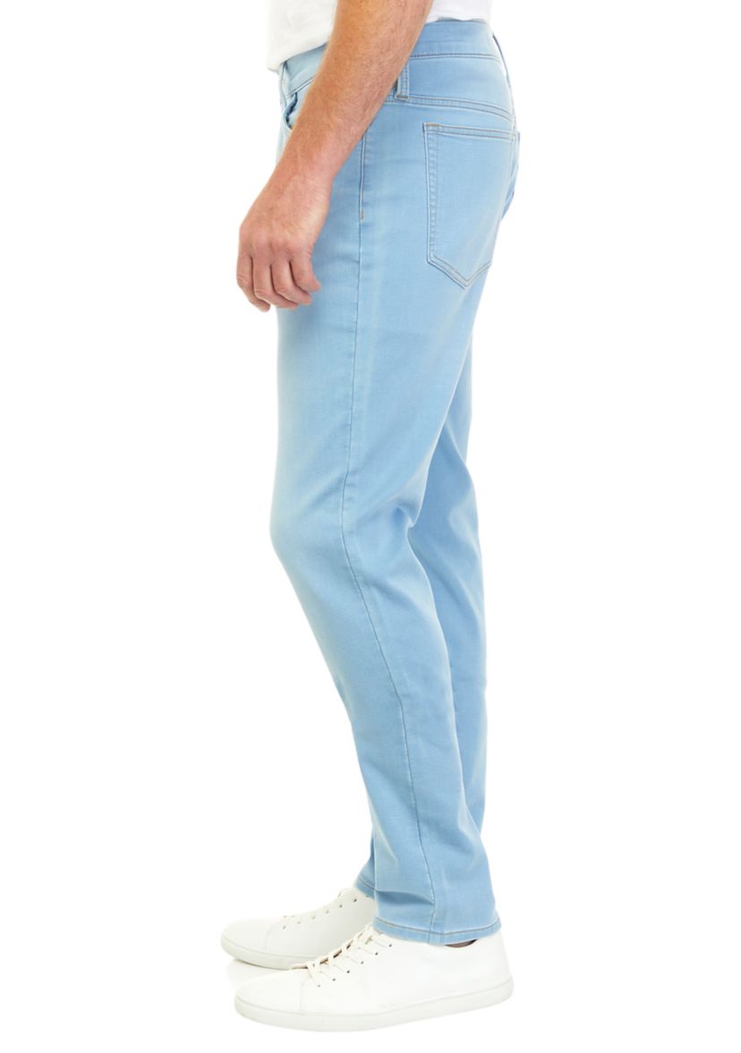 Knit Denim Slim Jeans 