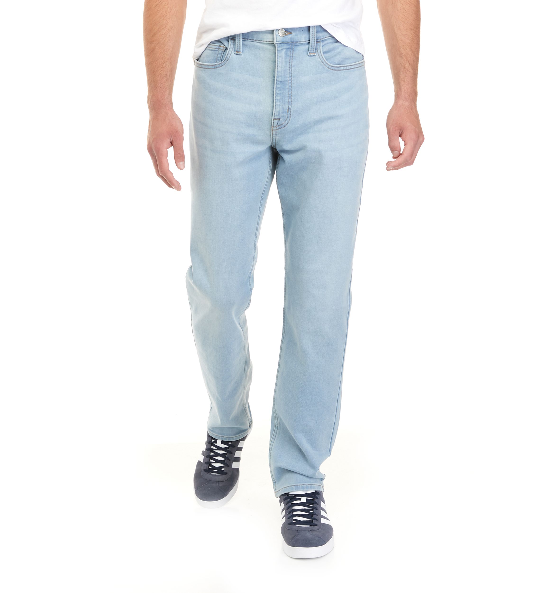 Knit Denim Athletic Jeans 