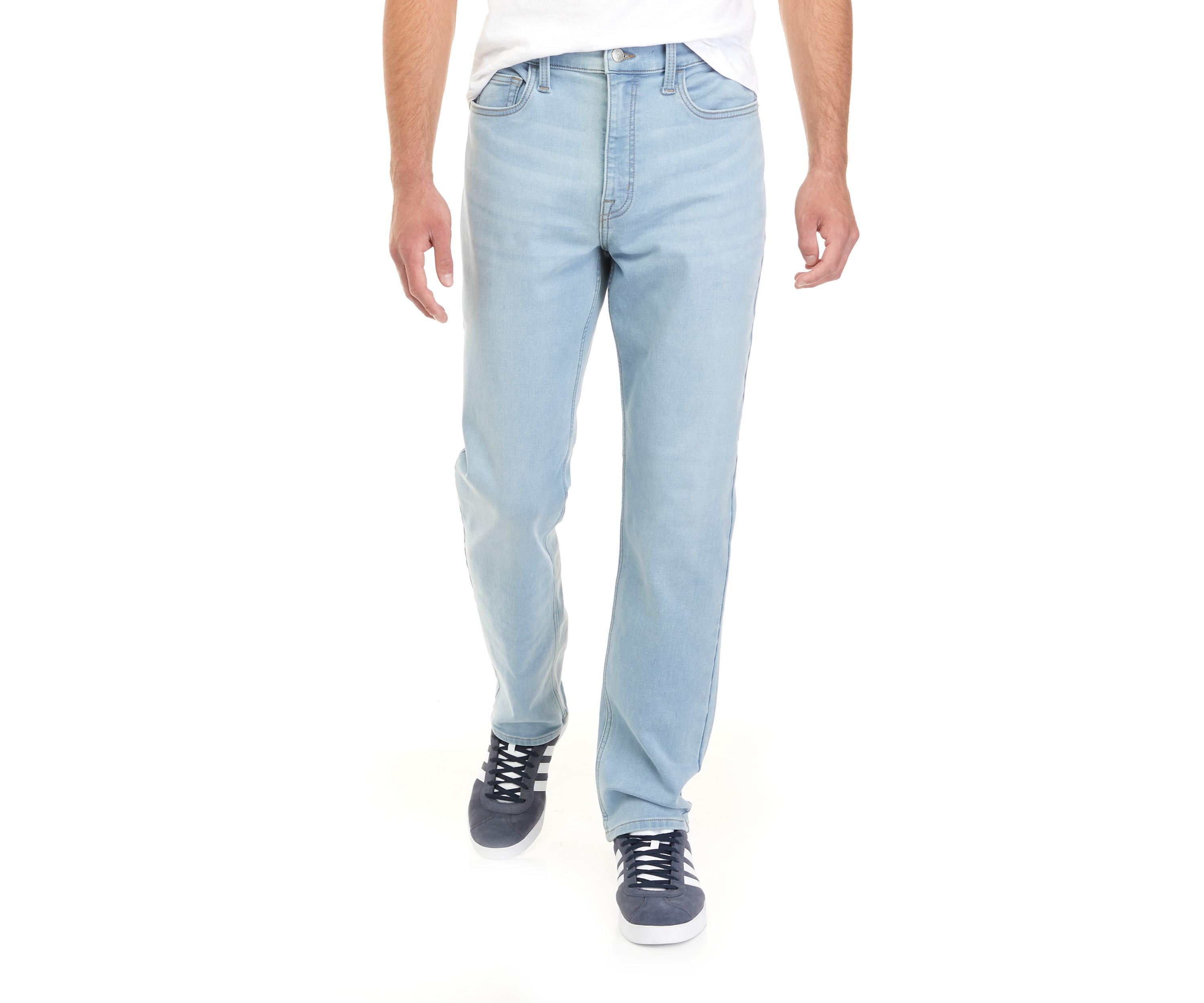 Knit Denim Athletic Jeans 
