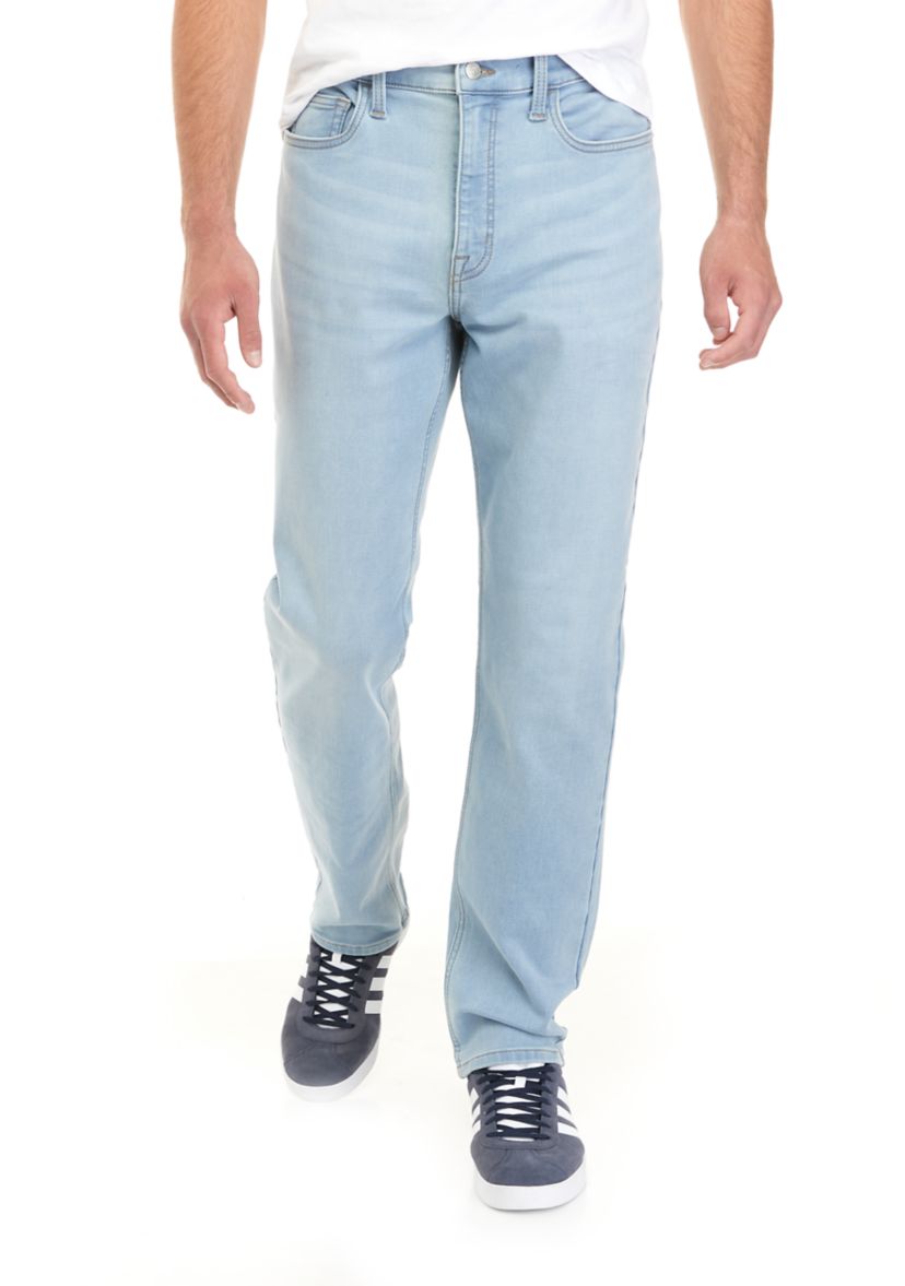 Knit Denim Athletic Jeans 