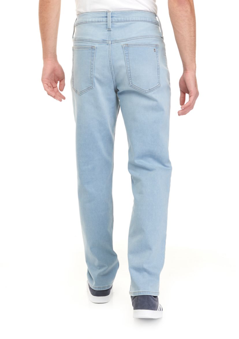 Knit Denim Athletic Jeans 