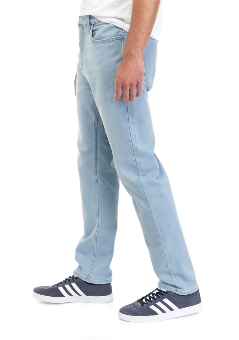 Knit Denim Athletic Jeans 