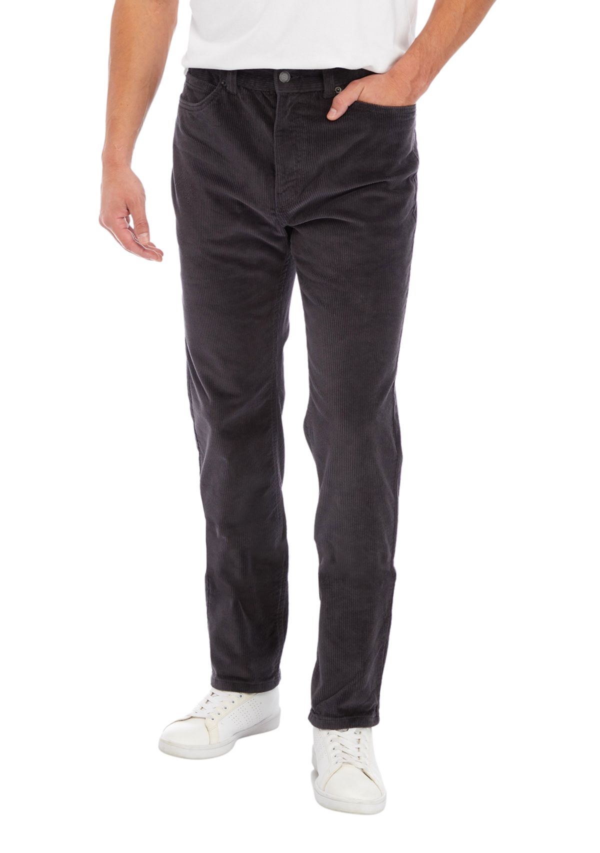 Mens Slim Fit Corduroy Pants