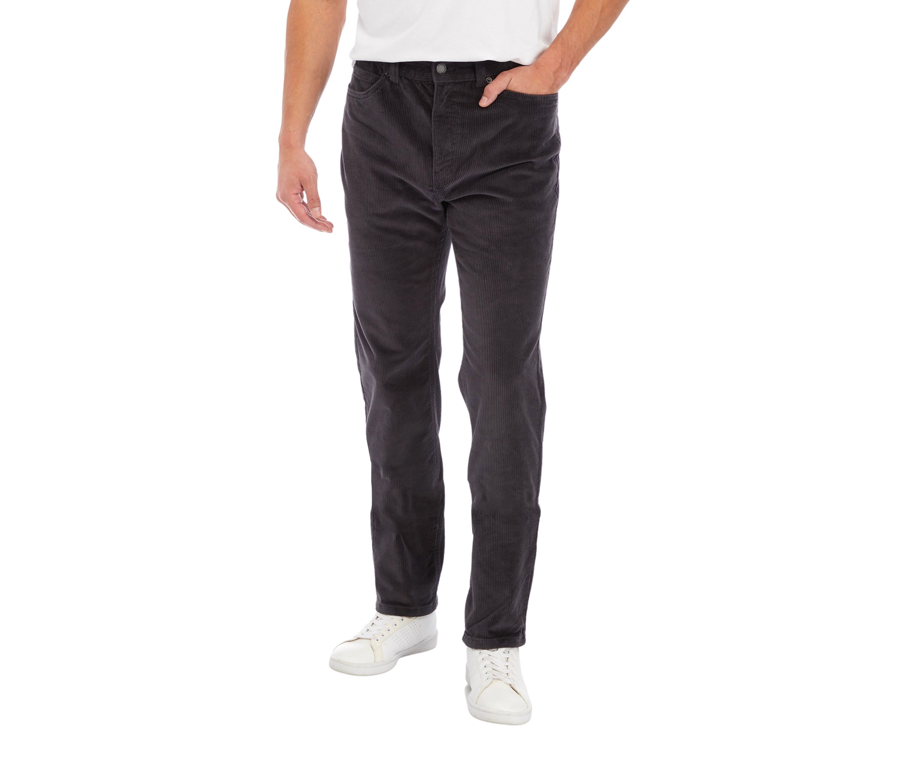 Mens Slim Fit Corduroy Pants