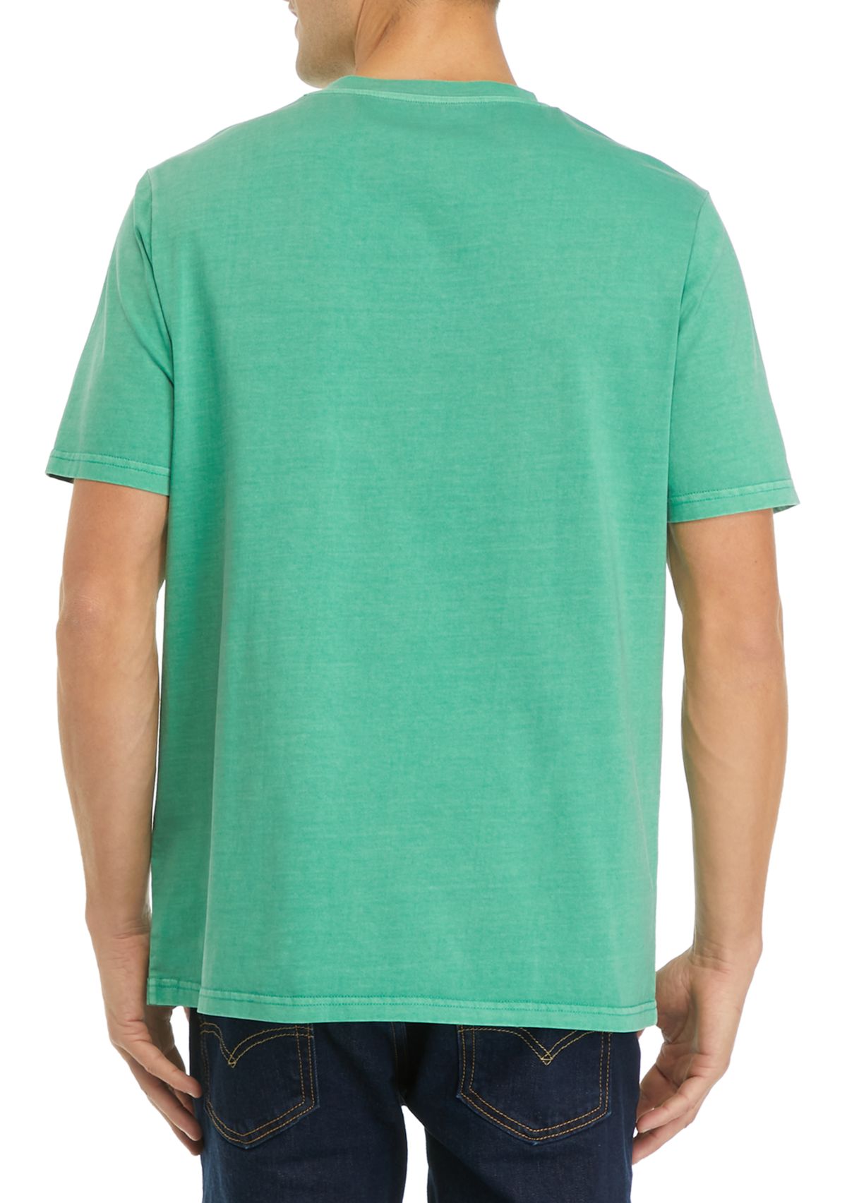 Short Sleeve Garment Dyed T-Shirt