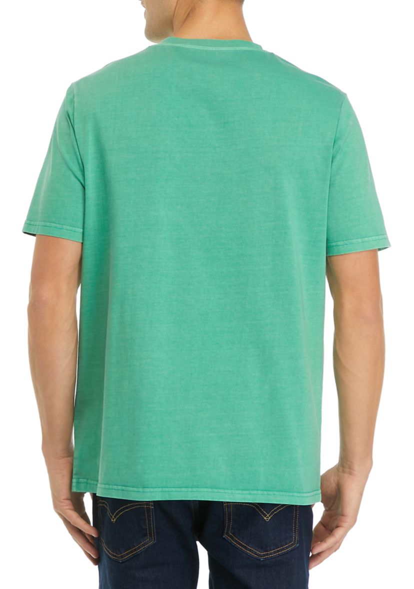 Short Sleeve Garment Dyed T-Shirt