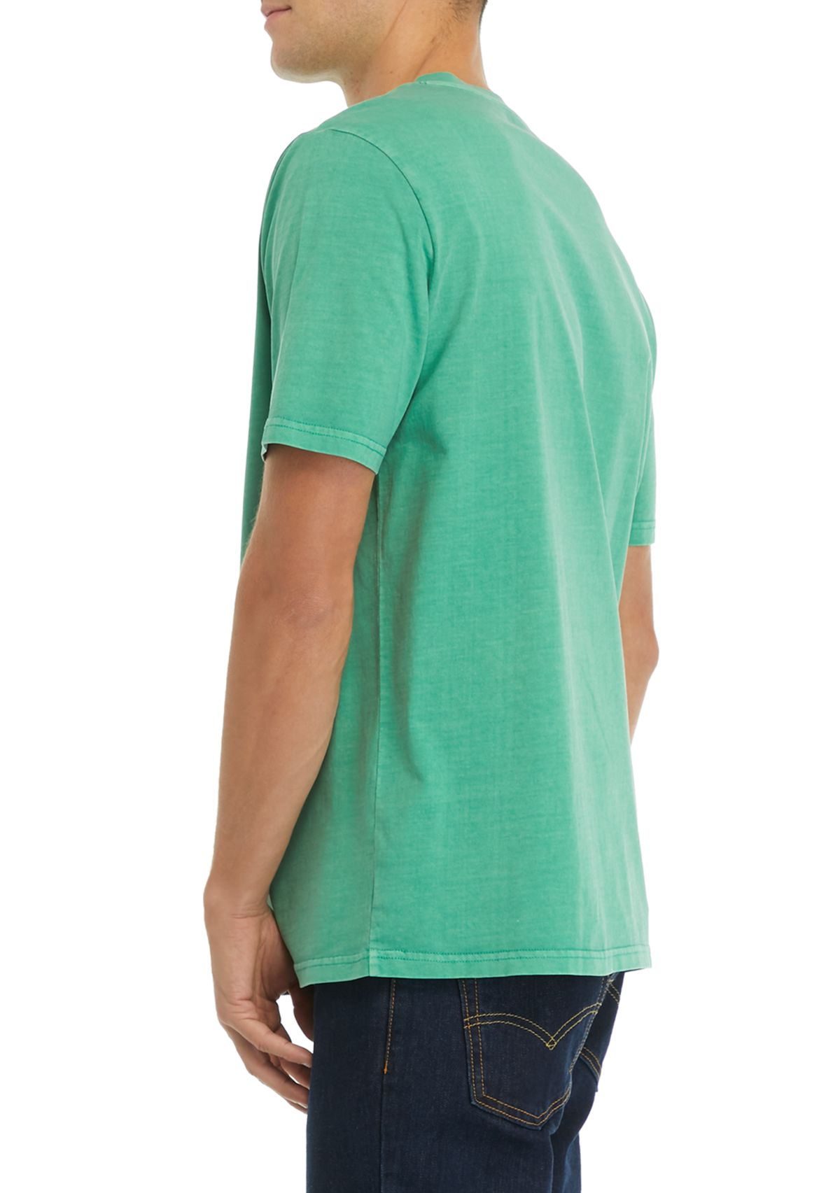 Short Sleeve Garment Dyed T-Shirt