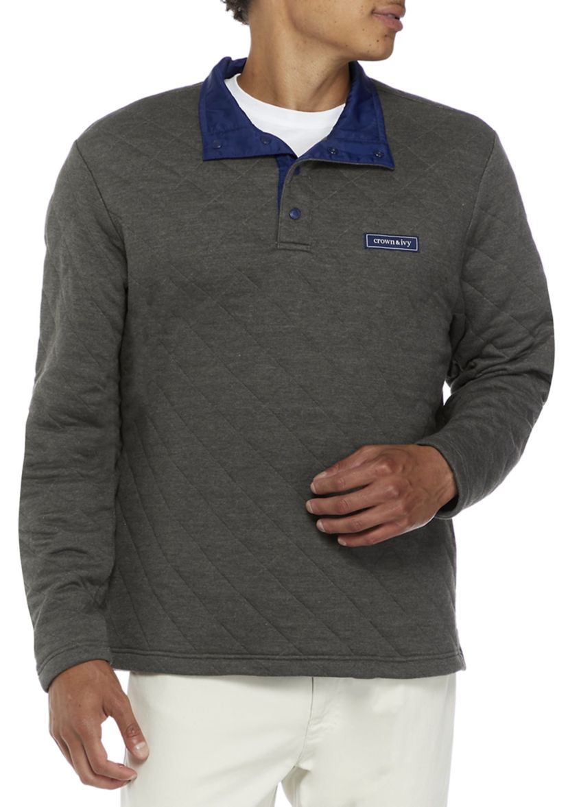 Quilted Pullover