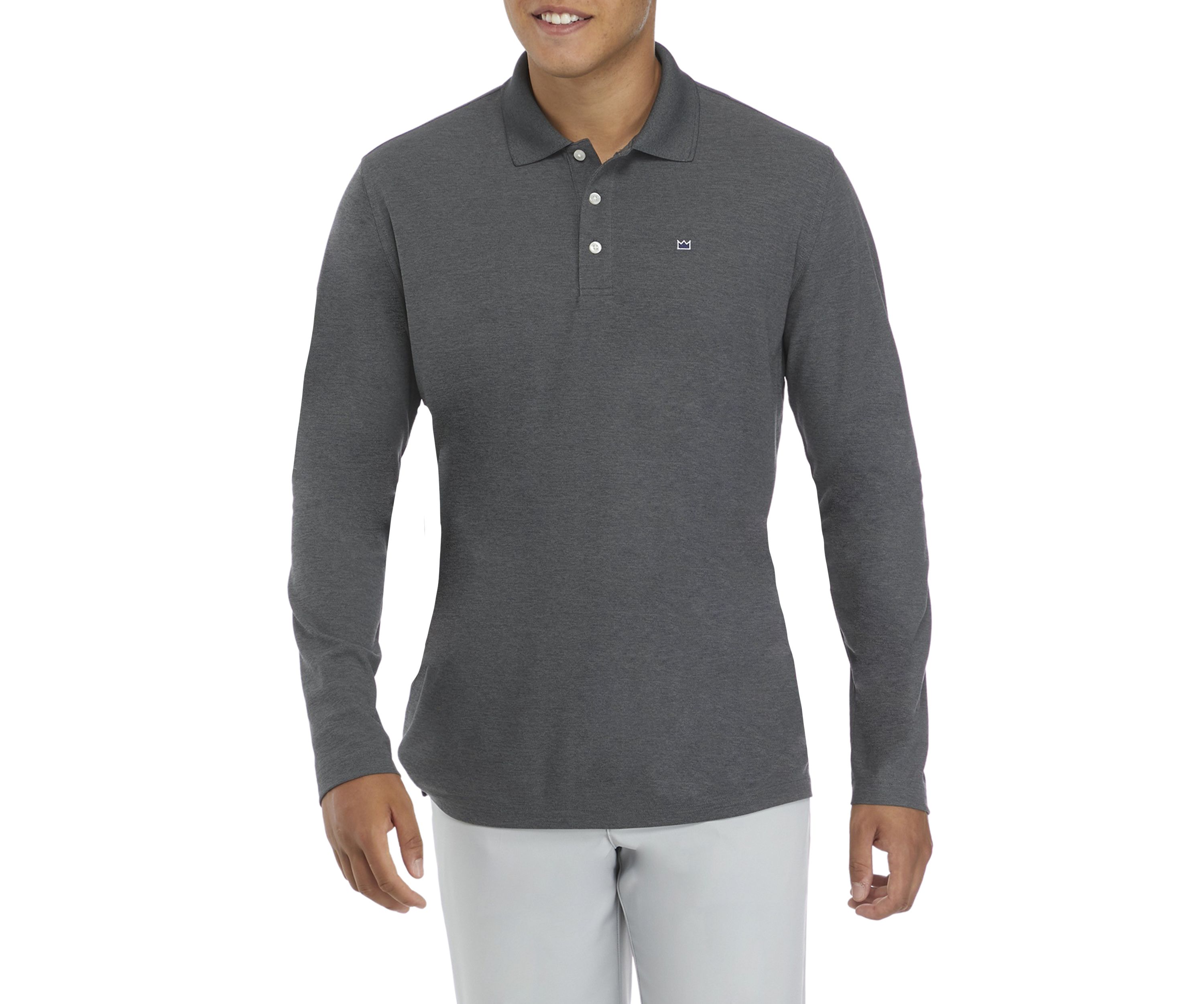 Long Sleeve Piqué Polo Shirt 