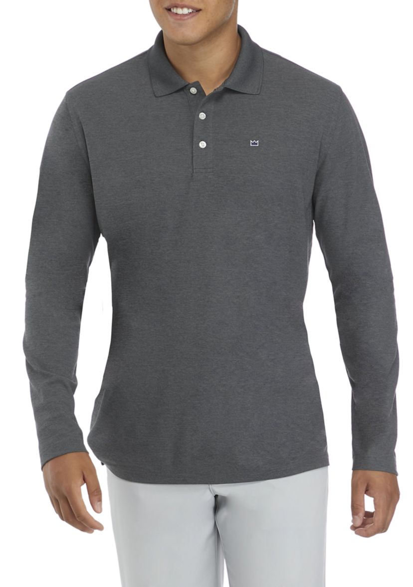 Long Sleeve Piqué Polo Shirt 