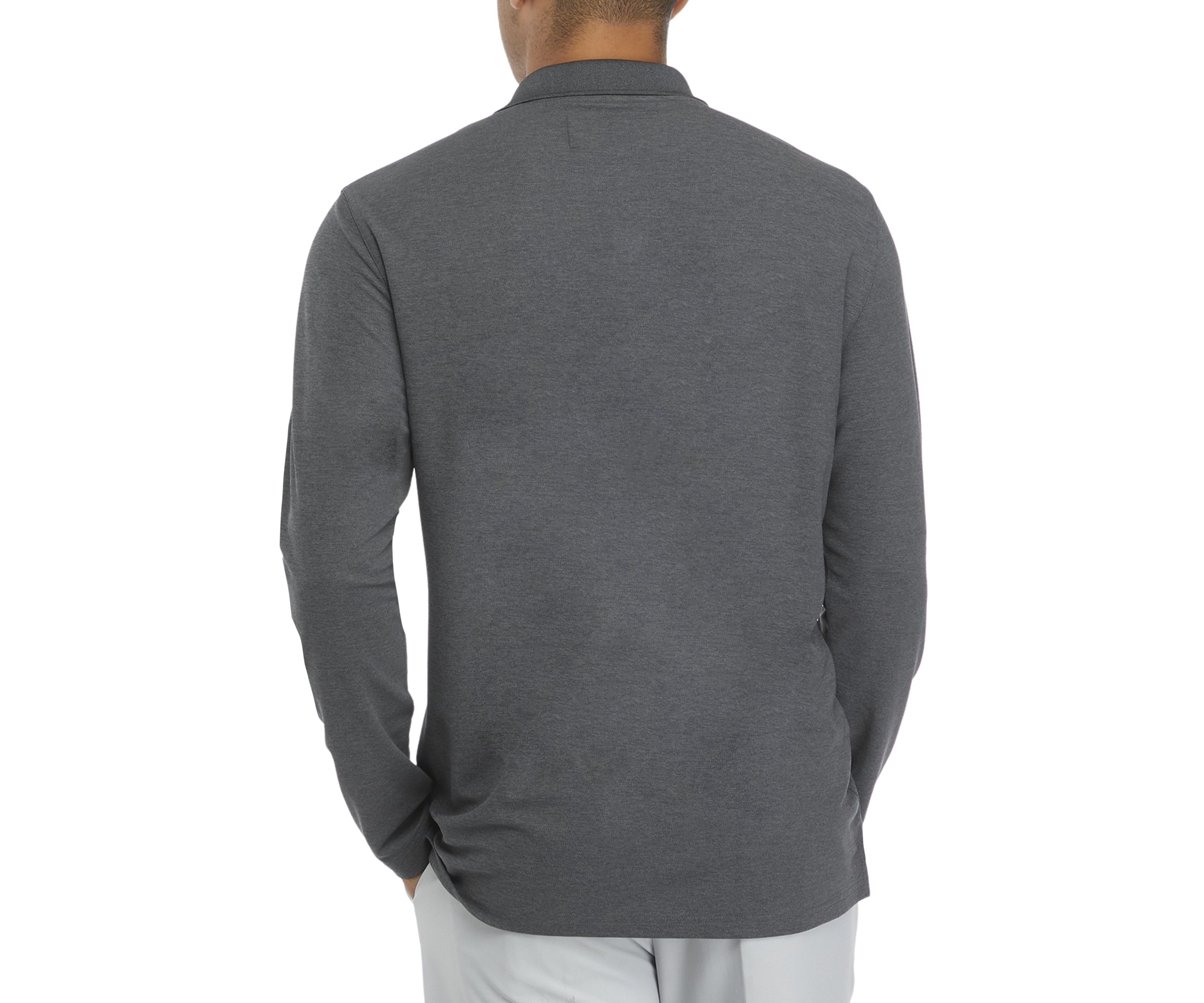 Long Sleeve Piqué Polo Shirt 