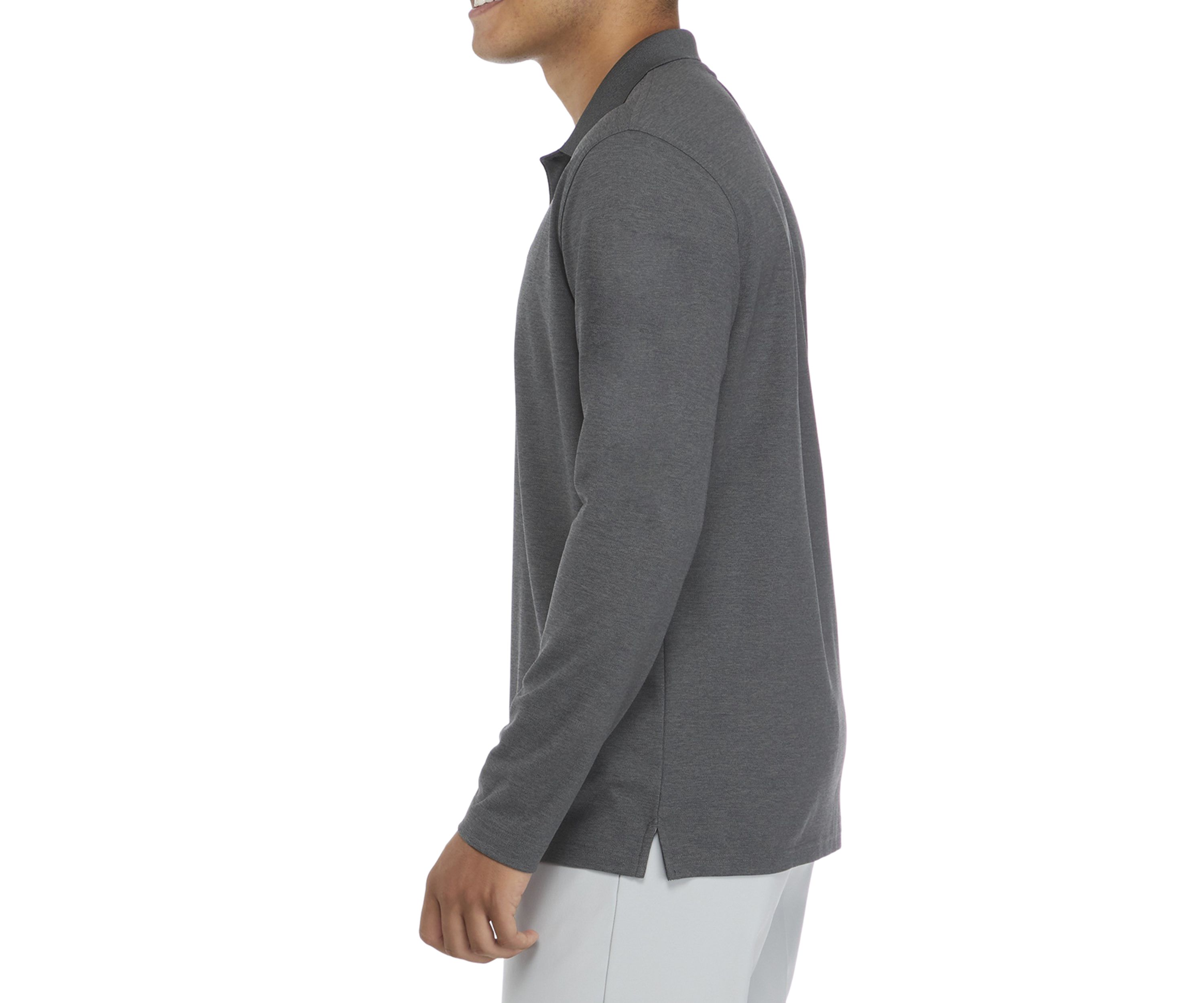 Long Sleeve Piqué Polo Shirt 