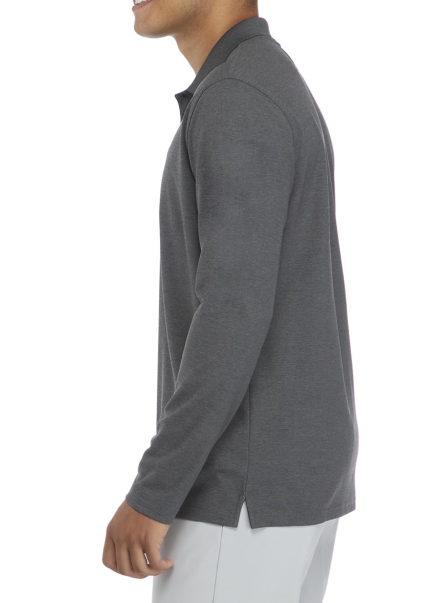 Long Sleeve Piqué Polo Shirt 