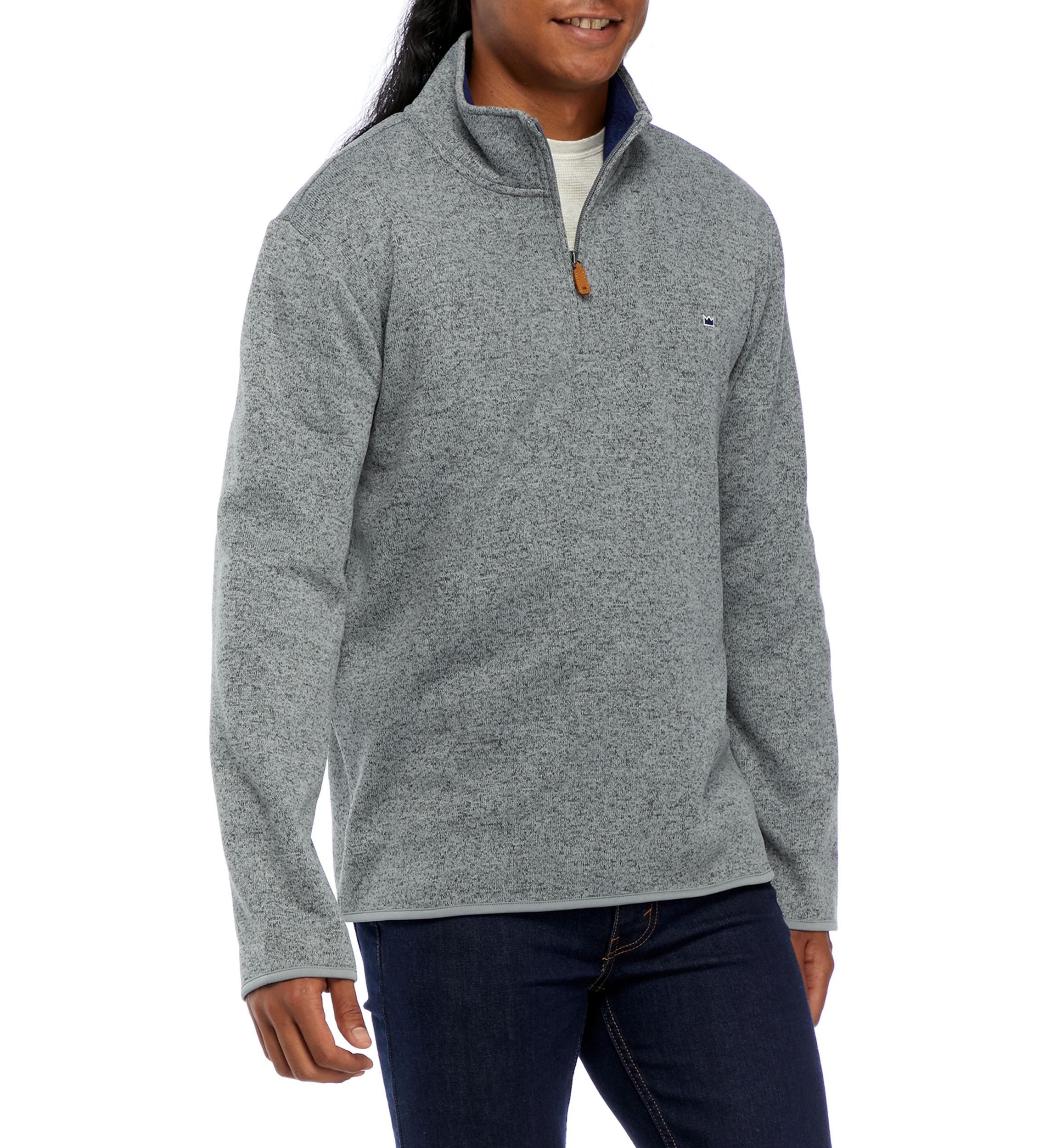 Sweater Fleece Quarter Zip Pullover